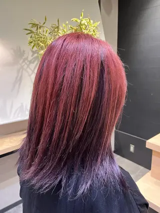 ミディアム カラー 名古屋/デザイン/ ブリーチ/松井亮磨のヘアスタイル