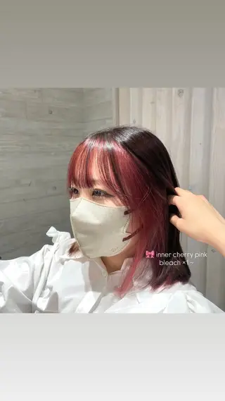 ミディアム レイヤーカット🩵 盛れ顔周り/Miuのヘアスタイル