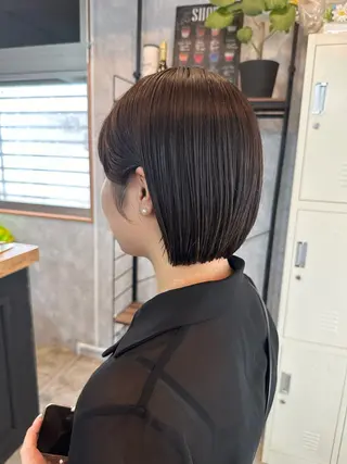 ショート C’LD hair  produce /シールドヘア所属・モテ髪/ボブ/ショー ト/アダチフウトのヘアスタイル