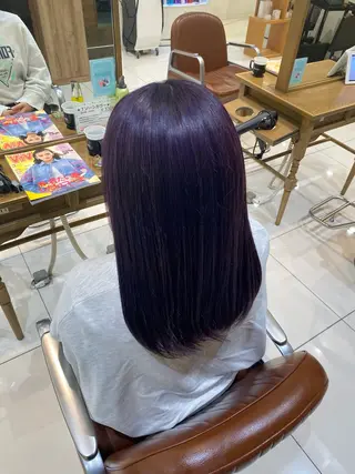 カラー 韓国ヘア AINA🐱のヘアスタイル