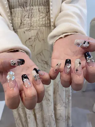 ネイル 束感まつ毛/ネイル/ LED♥KIRARAのマツエク・マツパデザイン