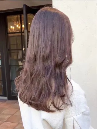セミロング カラー 🫧透明感カラー🫧 kokoro🐣🎀のヘアスタイル