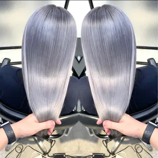 ミディアム 及川シゲル 髪質改善講師のヘアスタイル