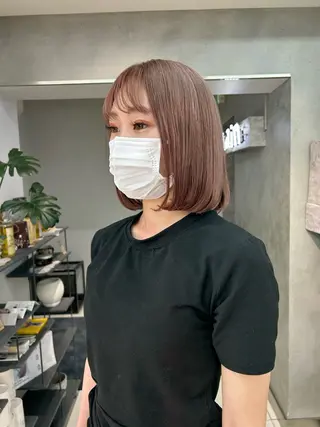 ミディアム ナチュラル×色気パ ーマ 渋谷/マナミのヘアスタイル