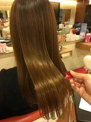 ロング 縮毛矯正/ 髪質改善 /ショート 圍 崇行のヘアスタイル