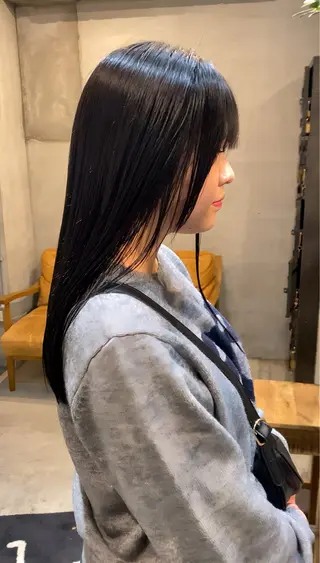 ロング 佐々木 蓮のヘアスタイル