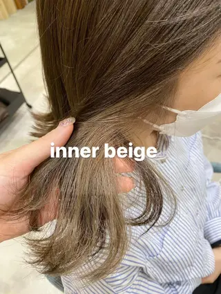 セミロング カラー ENIF ヤマグチアツコのヘアスタイル