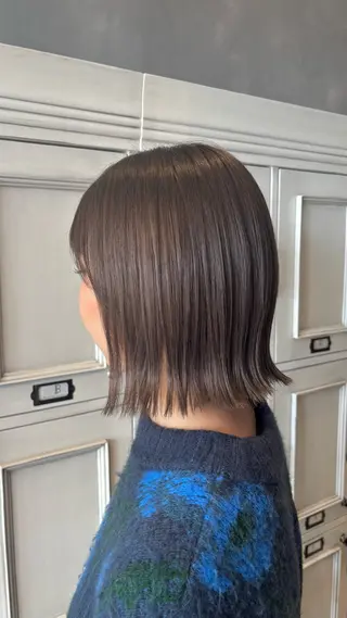 ロング カラー 長瀬 友唯のヘアスタイル