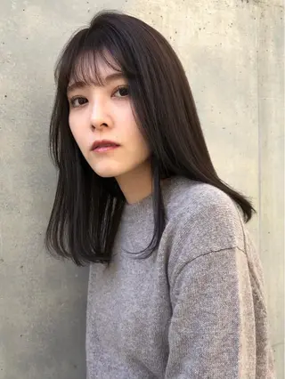 セミロング カラー レイヤー,ボブ / 彩未のヘアスタイル