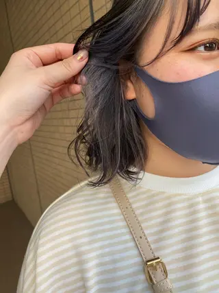 ミディアム カラー イチカワ ミオ/ minim hairのヘアスタイル