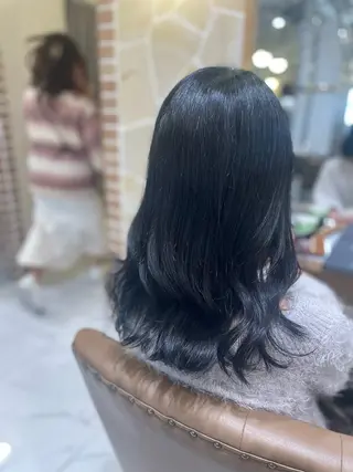 セミロング 辻 雅也のヘアスタイル