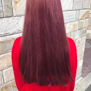 ロング カラー アオイ🩵暖色 /まろやかカラーのヘアスタイル