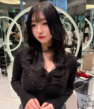 ロング SALOWIN三軒茶屋店所属・🇰🇷韓国レイヤー の神様🇰🇷のヘアスタイル