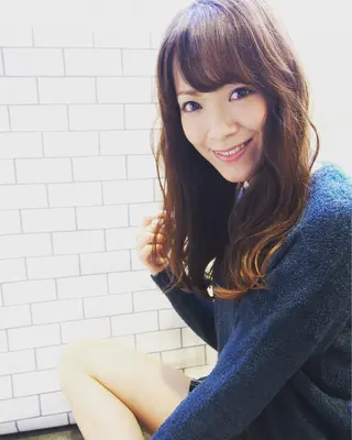 セミロング ほさか しんごのヘアスタイル