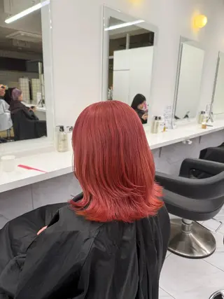 ミディアム カラー ヘアアレンジ 💗横浜美容室 💗HARUNAのヘアスタイル