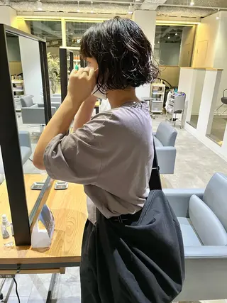 ショート パーマ ショート/パーマ/ カラー/FUKOのヘアスタイル