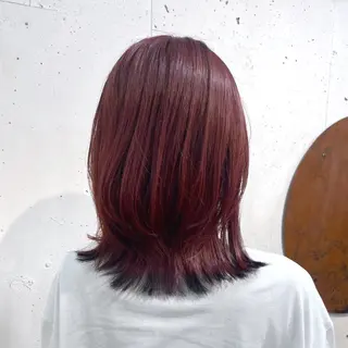 ミディアム ボブ/ショート /🦋服部ルミナ🦋のヘアスタイル