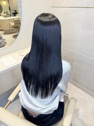 ロング 韓国/レイヤーカット 顔周り/廣瀬達哉のヘアスタイル