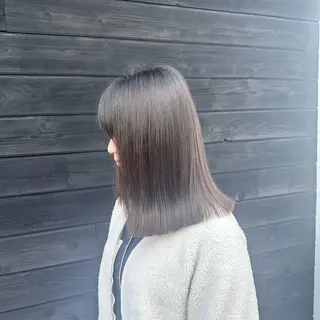 ミディアム 南草津/レイヤー/ ゴトウのヘアスタイル