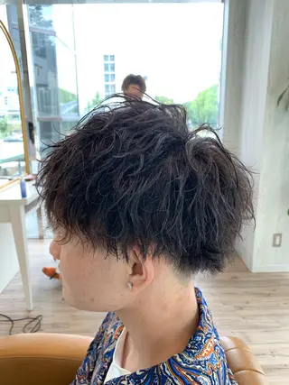 ショート パーマ メンズ 🔥Mackey🔥 メンズ特化型美容師のヘアスタイル