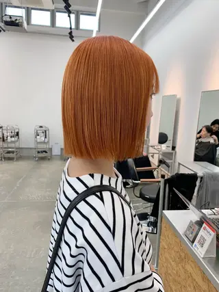 ミディアム 舘谷 愛莉のヘアスタイル