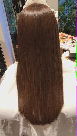 ロング カラー 酸性ストレート/ブリ ーチなし/中村 匠のヘアスタイル