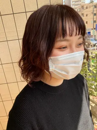 ショート カラー ELLE&SALLY 石野のヘアスタイル