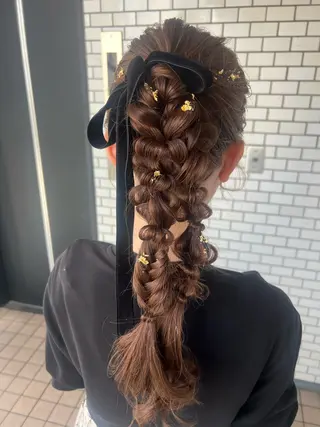 ヘアアレンジ 大人可愛いヘアメイク 💋🧚‍♀️しずかのヘアスタイル