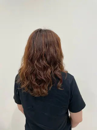 セミロング 林 朱里のヘアスタイル