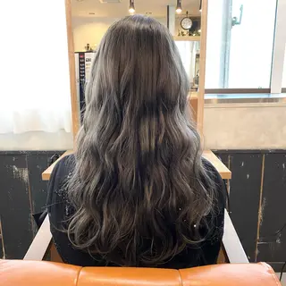 ロング カラー パーマ 美髪矯正 🌈髪質改善 山下のヘアスタイル