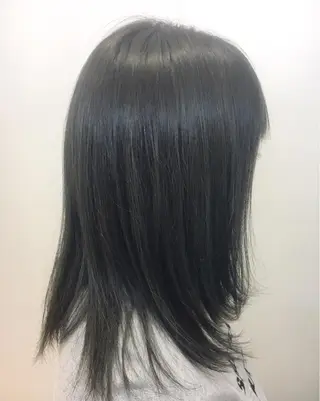 ミディアム カラー 永井 大希のヘアスタイル