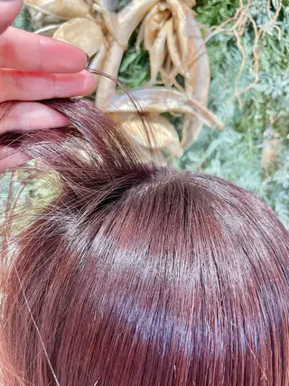 ミディアム カラー ヘアアレンジ 韓国マツエク/まつパ 🎀misaki🎀のマツエク・マツパデザイン