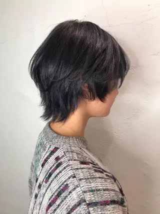 ショート カラー 🇰🇷カルマパーマ kaito🇰🇷のヘアスタイル