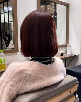 ミディアム 朝5分でキマる艶髪 ／ヤマダのヘアスタイル