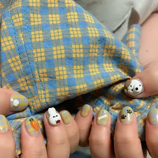 ネイル Protea きぬがわ らむのネイルデザイン