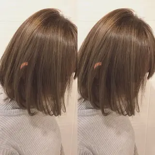 ミディアム カラー パーマ ヘアアレンジ 🫧代表/新宿駅近/ 限定価格🫧田辺貴裕のヘアスタイル