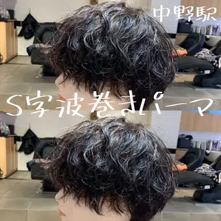 パーマ メンズ BROWN nakano所属・🌿【メンズ歓迎】 矢嶋祐介のヘアスタイル