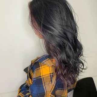 ロング カラー AMI ウルフパーマ/メンズのヘアスタイル