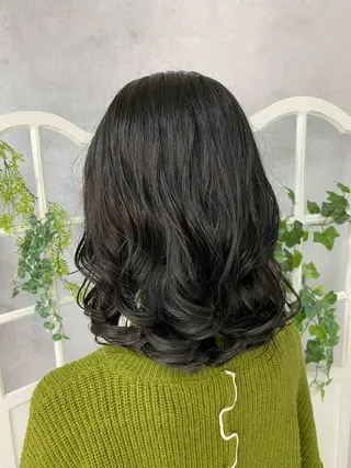 ミディアム パーマ 統括マネージャー/ 髪のドクター/前原悟のヘアスタイル