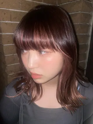 ミディアム カラー 🎀Natsumi /暖色カラー🎀のヘアスタイル