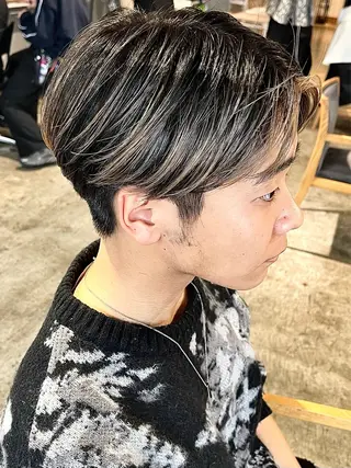 ミディアム メンズケアブリーチ 特化🔥村田のヘアスタイル