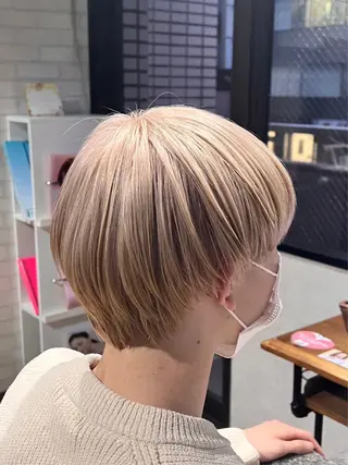 ミディアム カラー メンズ 土屋 咲希のヘアスタイル