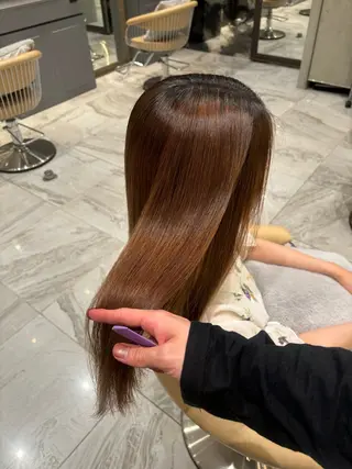 ロング 透明感カラー/艶髪 髪質改善/ayariのヘアスタイル