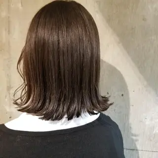 ミディアム カラー Newton立川 白鳥翔平のヘアスタイル