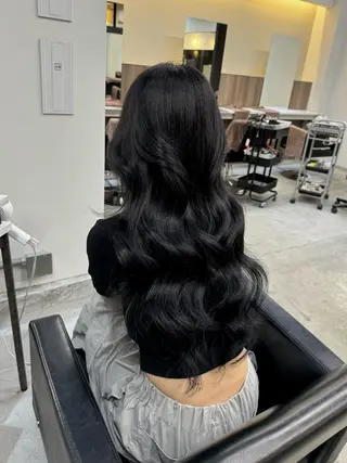 ロング カラー 韓国ヘア🇰🇷 YUKINAのヘアスタイル