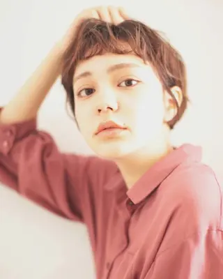 ショート パーマ 小田川 竜也のヘアスタイル