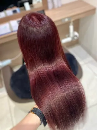 ロング カラー 奥村 美郁子のヘアスタイル