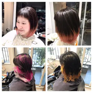 ミディアム 代表　清水稔也 オージュアソムリエのヘアスタイル