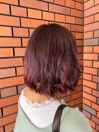 ミディアム カラー エイト ウメダのヘアスタイル
