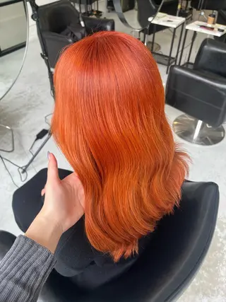 ミディアム MaisonHALU 梅木琉衣のヘアスタイル